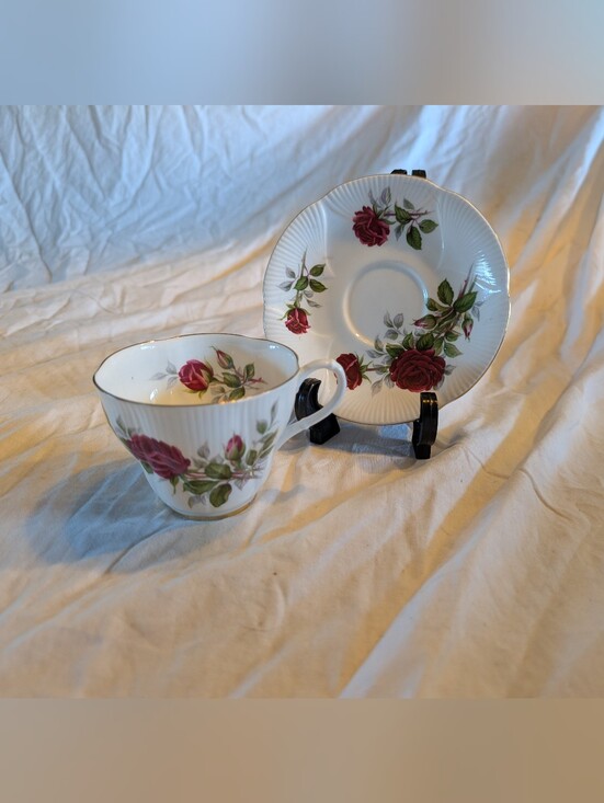 Royal Albert Other - 2/40$ Royal Albert Red Rose China Teacup and Saucer